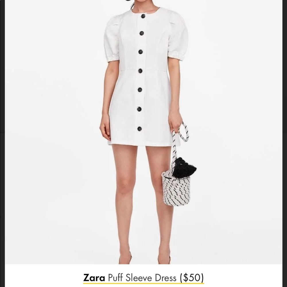 Zara Puff Sleeve Dress